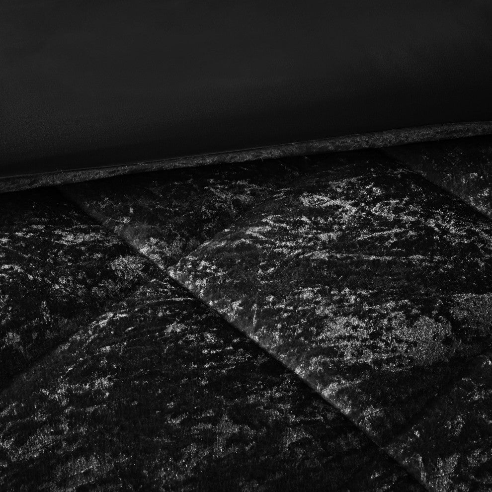 Intelligent Design Felicia Crushed Velvet 4-Piece Comforter Set