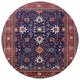 Ahgly Company Indoor Round Mid-Century Modern Area Rugs, 5' Round