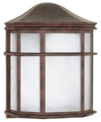 Nuvo 1-Light Incandescent Outdoor Light Fixture, Old Bronze