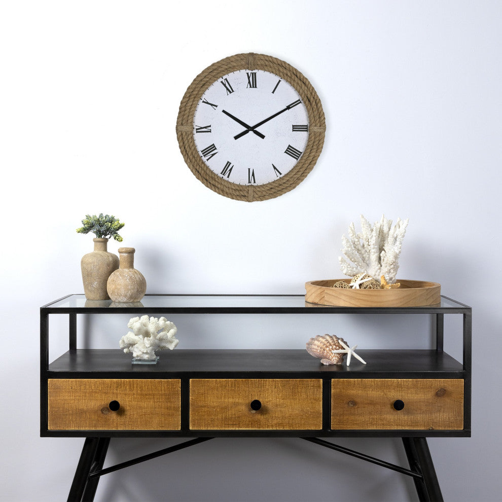 Coastal Rope Wall Clock