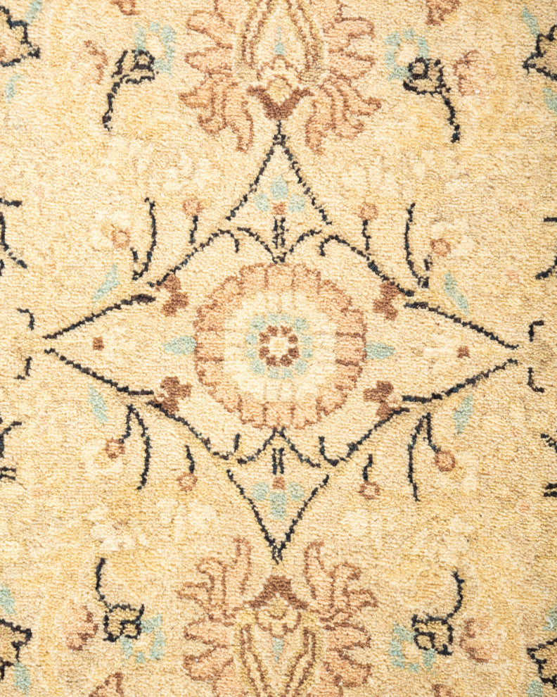 Mogul, One-of-a-Kind Hand-Knotted Area Rug Ivory, 2'6"x11'3"