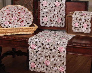 Dainty Rose 12"x28" Mini Table Runner
