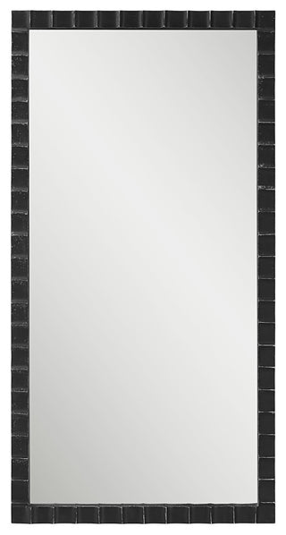 Uttermost Dandridge Black Industrial Mirror