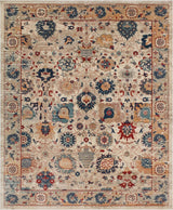 Noori Rug Distressed Evangelina Ivory/Blue Rug