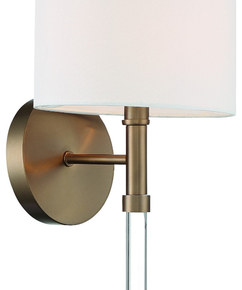 Rachel 1 Light Vibrant Gold Wall Sconce