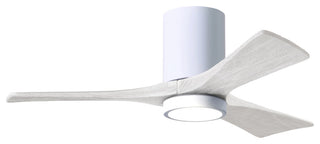 Irene-3HLK 42" Ceiling Fan, LED Light Kit, Gloss White/Matte White
