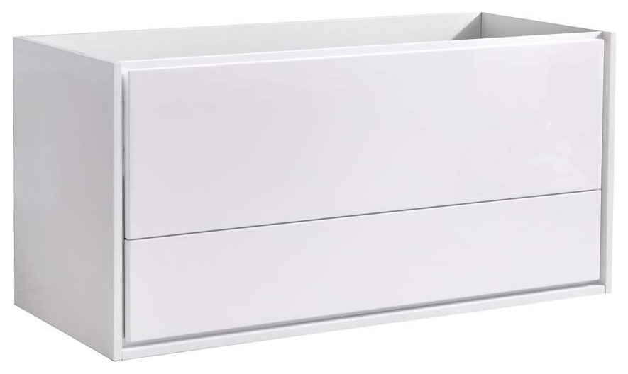 Fresca Catania 48" Gloss White Wall Hung Cabinet