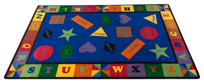 Colorful Shapes Bright Rug