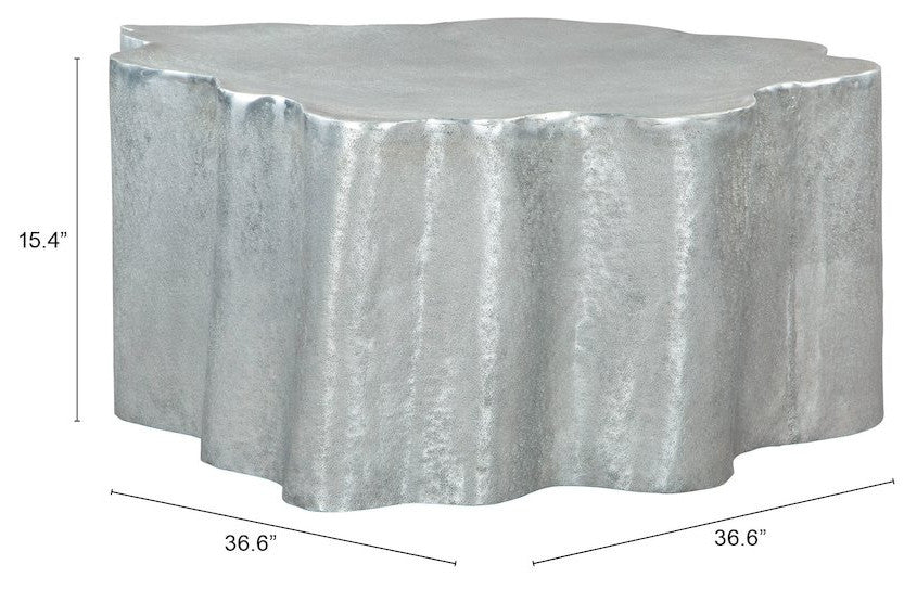 Kortha Coffee Table Antique Silver