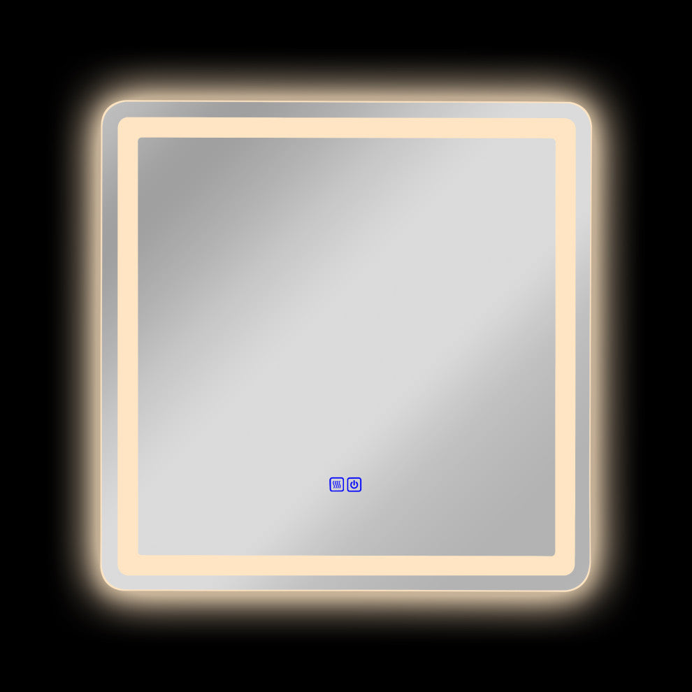SPECULO Back Lit LED Mirror 4000K Warm White 30inches Wide