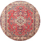 Ahgly Company Indoor Round Traditional Area Rugs, 3' Round