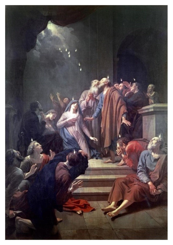 "Pentecost" Digital Paper Print by Adriaen van der Werff, 17"x24"