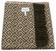 100% Baby Alpaca Geometric Maze Throw Blanket, Green