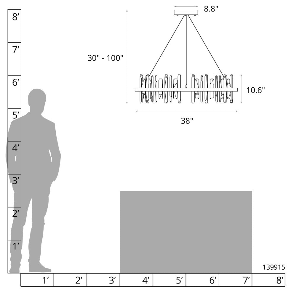 Solitude Circular LED Pendant, Bronze
