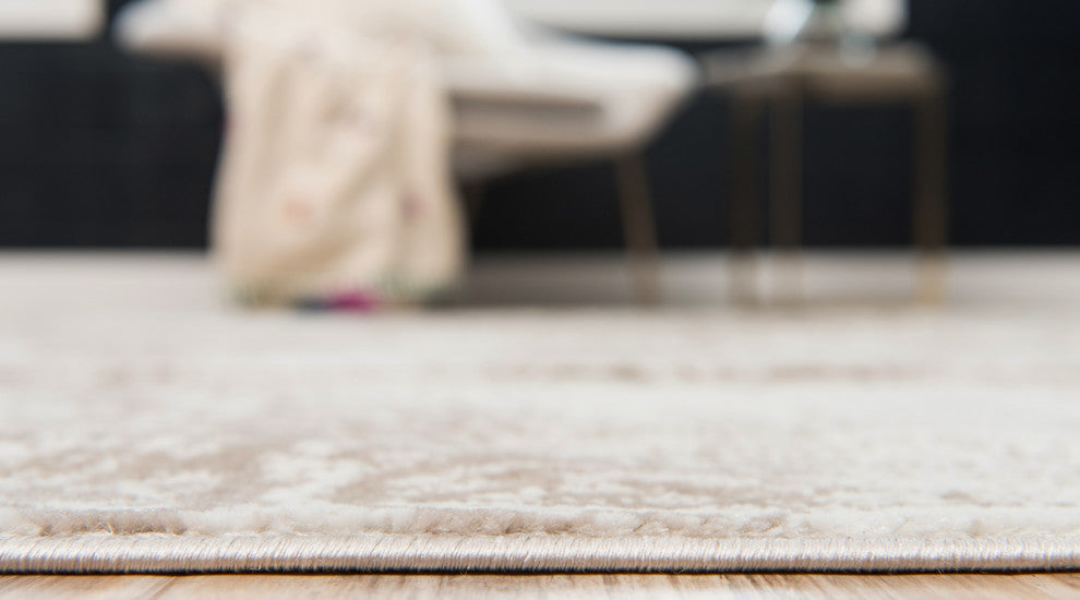 Unique Loom Beige Grand Sofia 4' 0 x 6' 0 Area Rug