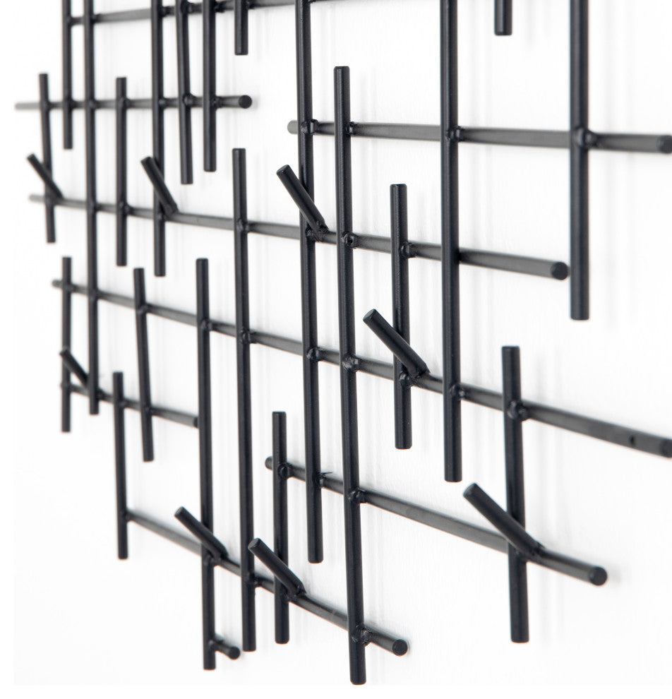 Crossin Coat Rack-Iron Matte Black