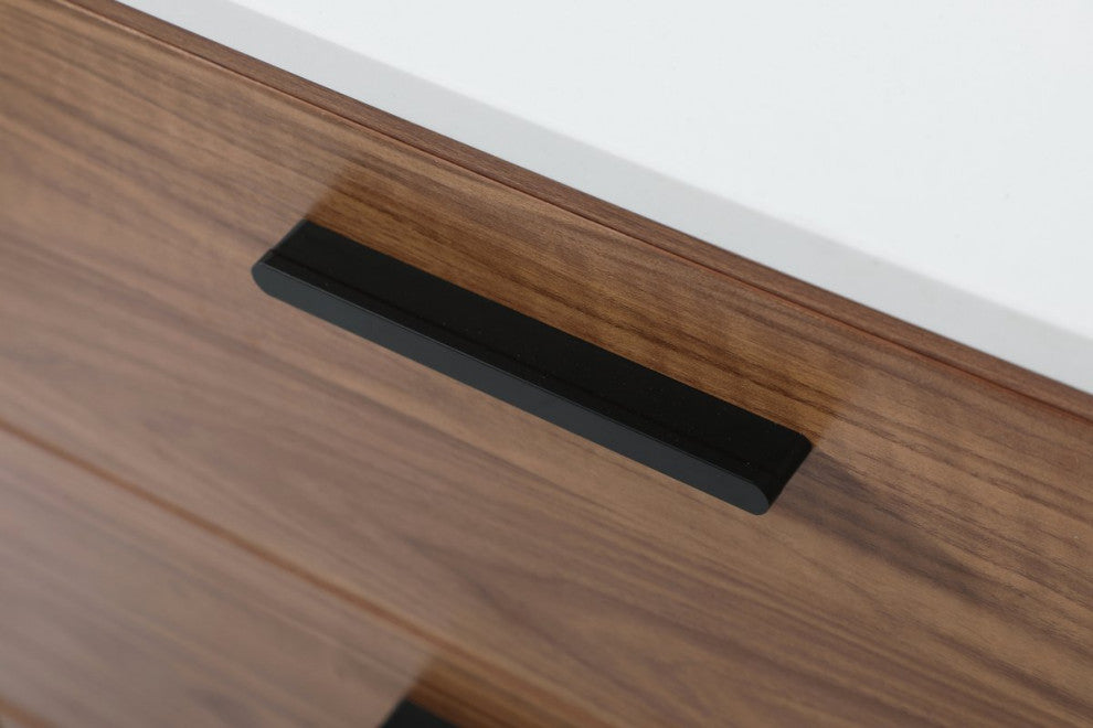 Bailey 22" Modern Walnut Brown-Light Bathroom Vanity