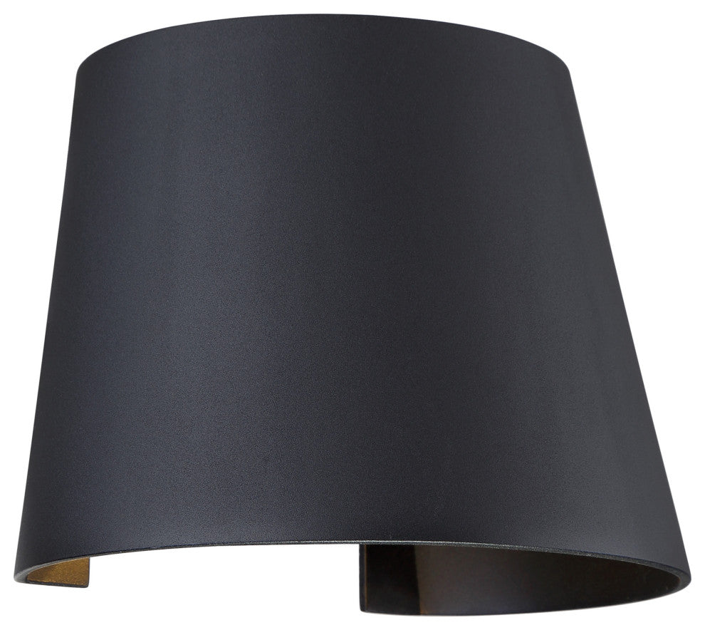 Access Lighting 20399LEDMGCNE Cone 6" Tall LED Wall Sconce- 3000K - Black