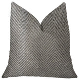 New Wave Hillside Brown Luxury Throw Pillow, 12"x20"