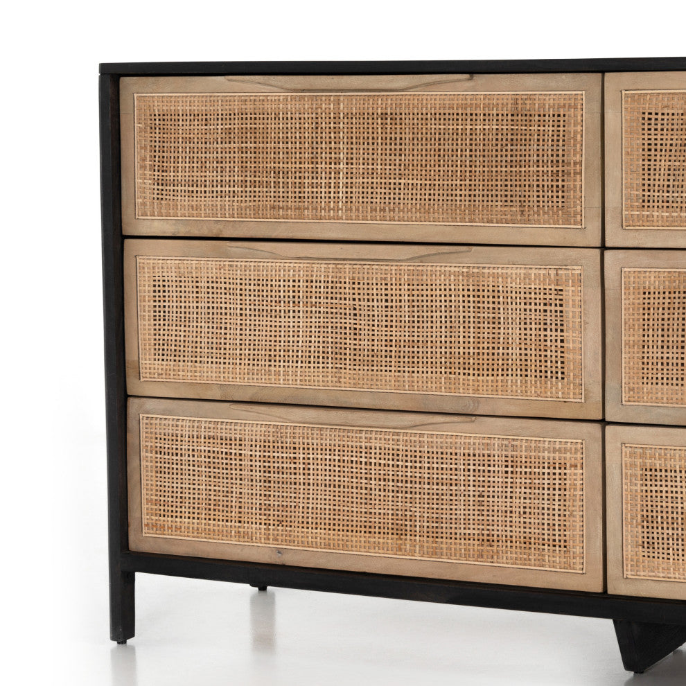 Sydney 6 Drawer Dresser-Black Wash