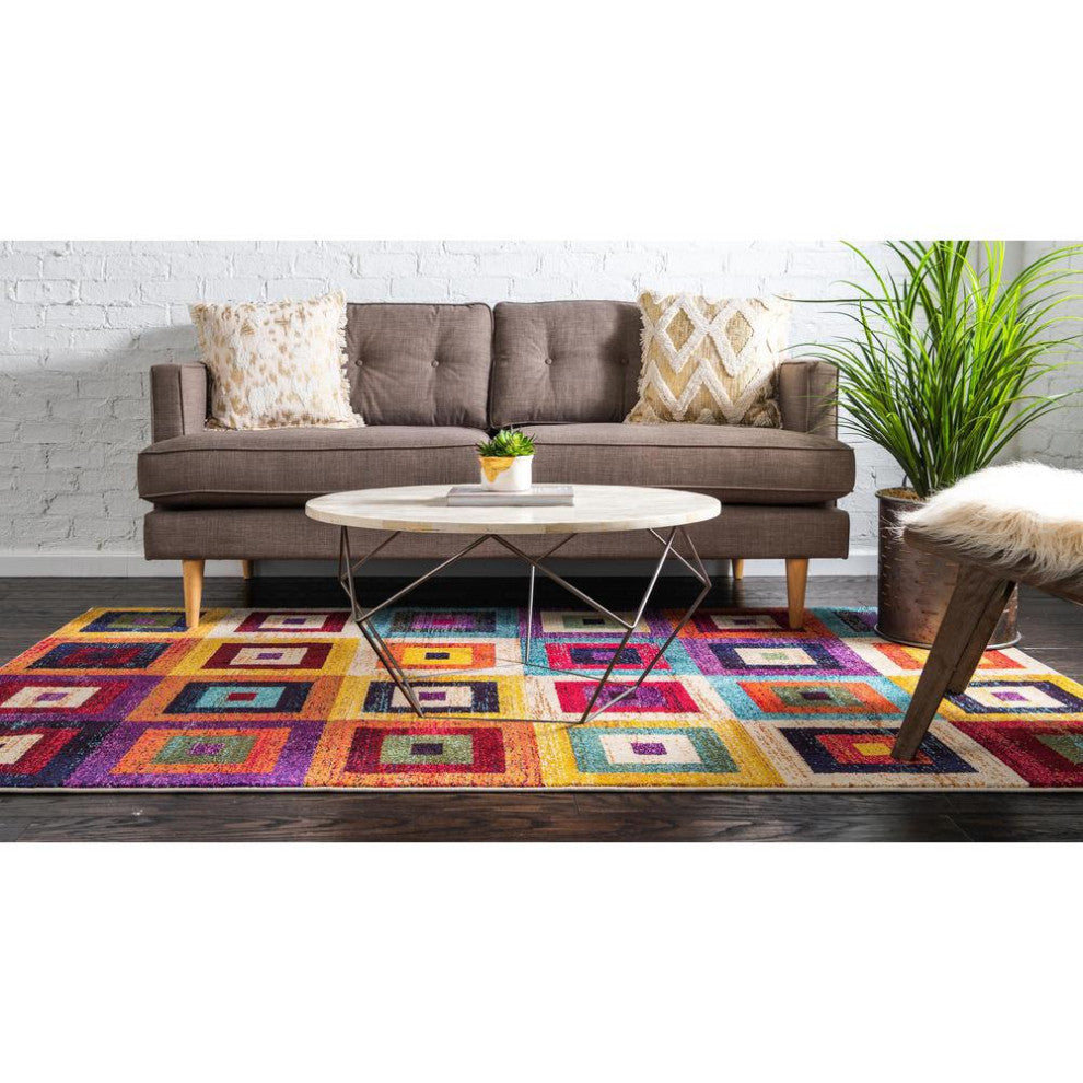 Rug Unique Loom Estrella Multi Rectangular 3' 3 x 5' 3