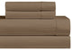 Attached Waterbed Sheet Set 650 TC Solid Sateen, Taupe, King/Calking