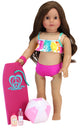 Bikini and Beach Accessories Set for 18" Doll