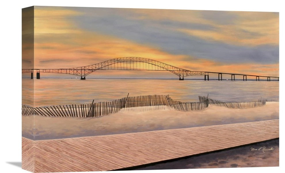 "Captree Sunset" Artwork, 18"x12"