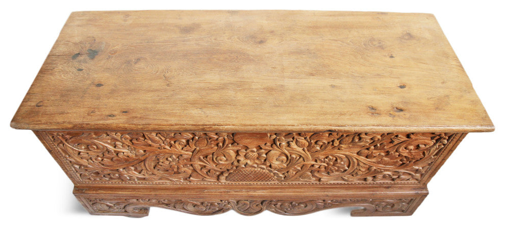 Java Teak Tree Consigned Java Teak Wood Trunk