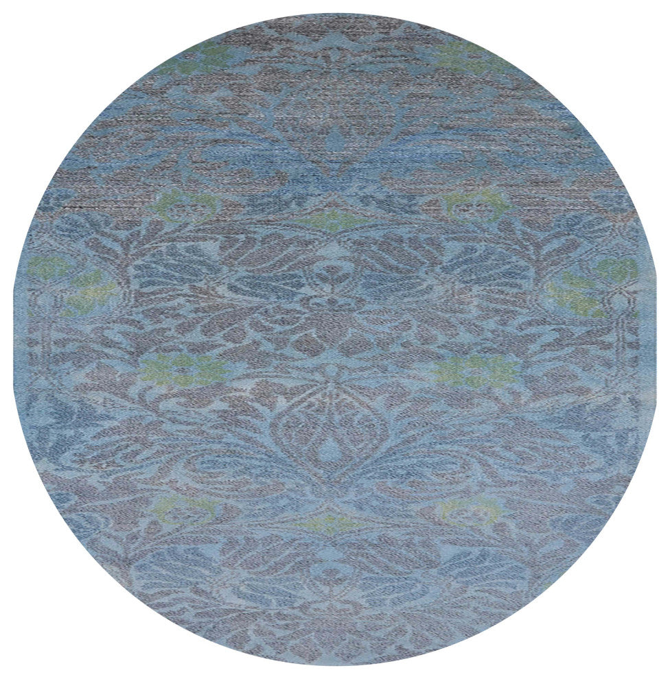 Ahgly Company Indoor Round Mid-Century Modern Area Rugs, 3' Round