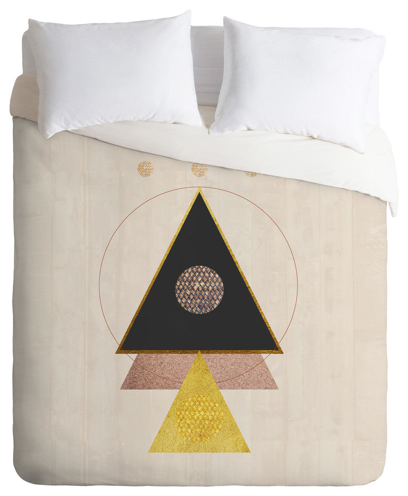 Viviana Gonzalez Rustic Neutrals Duvet Cover Set, Queen