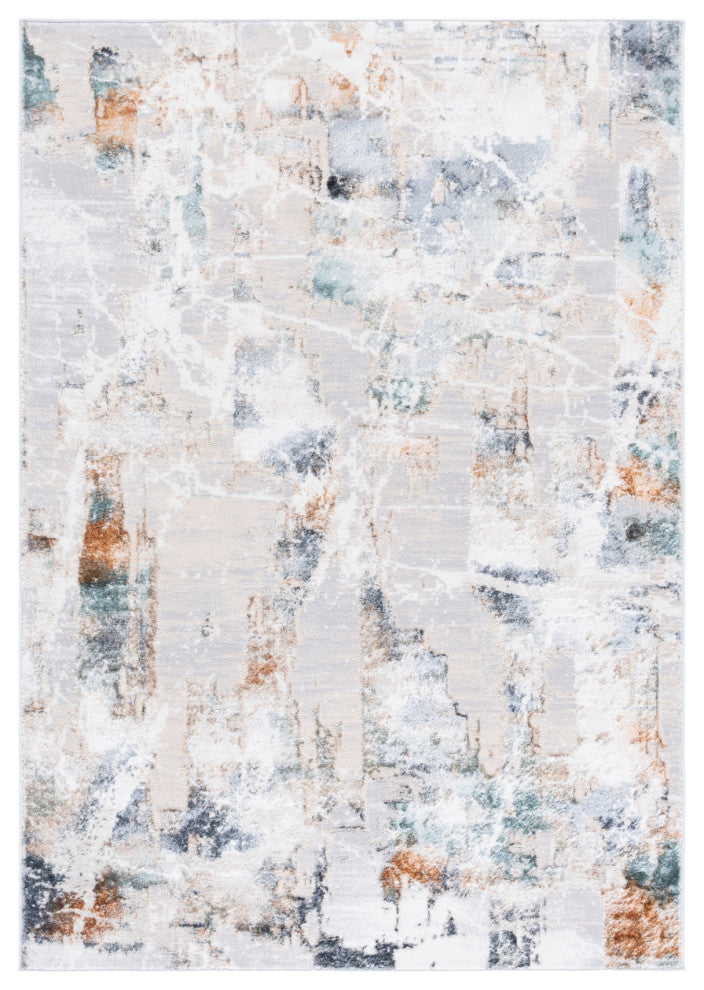 Safavieh Alenia Collection ALN109 Rug, Grey/Beige, 8'x 10'