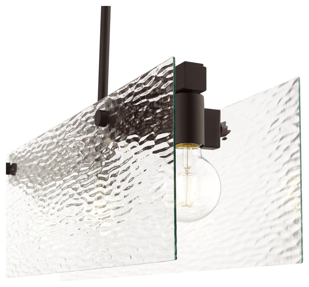 Livex Lighting Ashcroft 3 Light Bronze Linear Chandelier