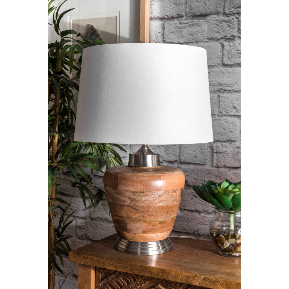 Nuloom Blaine 21" Wood Table Lamp