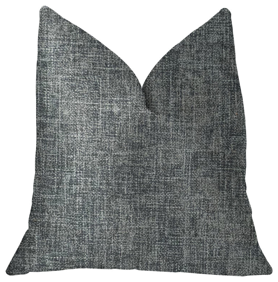 Blue Mountain Blue Luxury Throw Pillow, 22"x22"