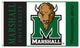 Marshall University, 3'x5' NCAA Polyester Flag