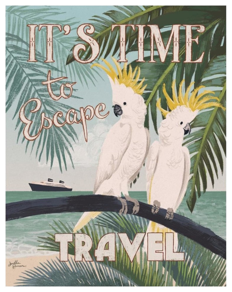 "Welcome to Paradise IV" Digital Paper Print by Janelle Penner, 24"x30"