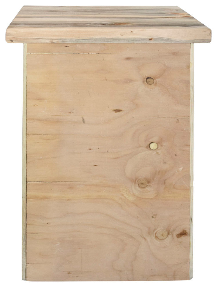 Big Sky Collection Live Edge, One Drawer Nightstand, Natural, 25"H
