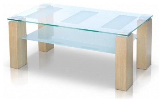 GABO Glass Top Coffee Table