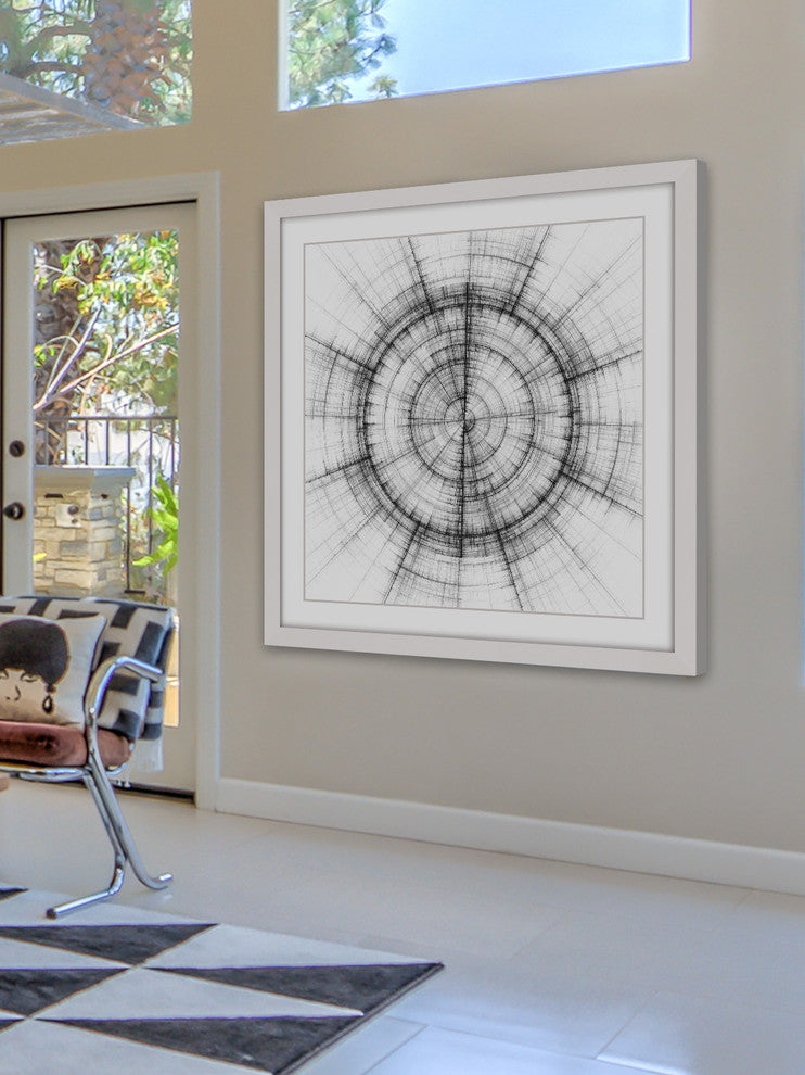 "Torqued Motion" Framed Art Print