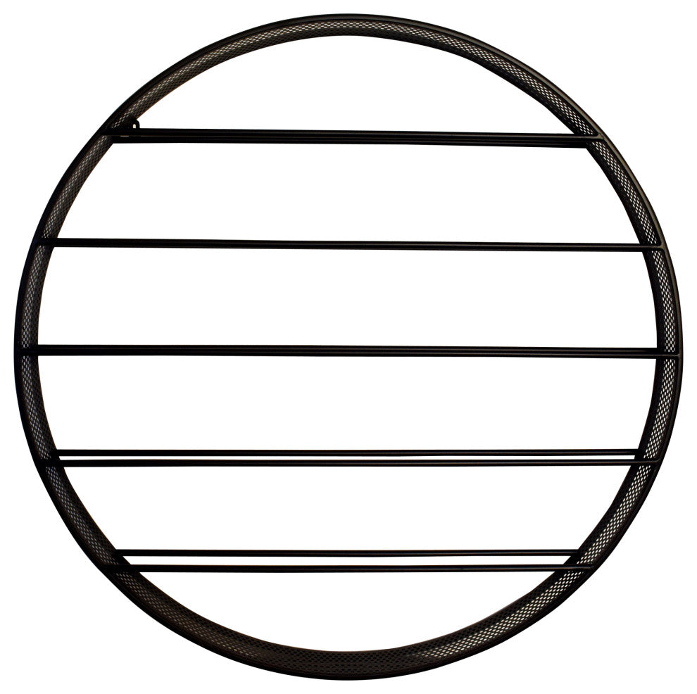 Industrial Tannin Wine Rack - Black
