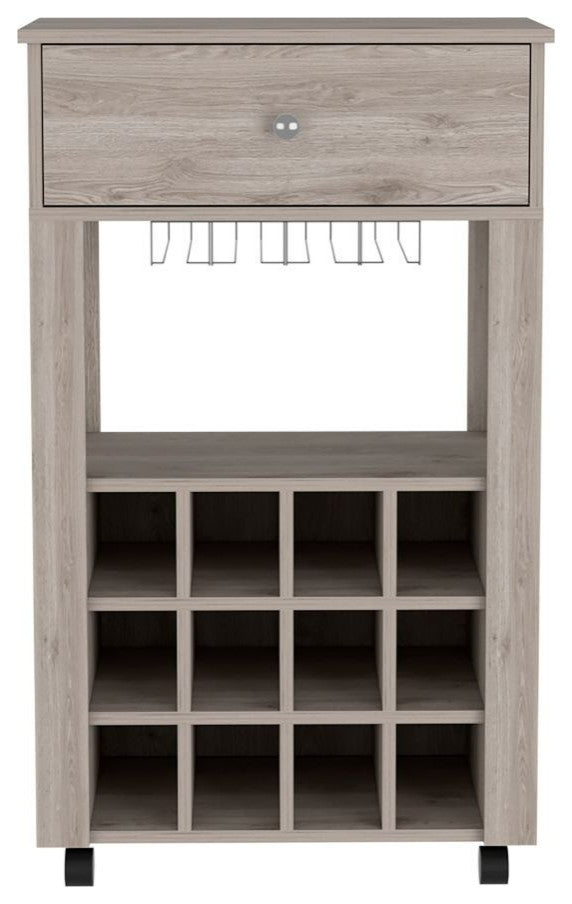 Bar Cart Bayamon, Living Room, Light Gray