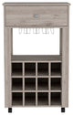 Bar Cart Bayamon, Living Room, Light Gray
