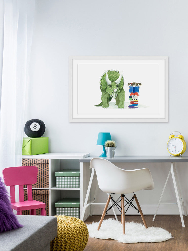 "BFF" Framed Painting Print, 24"x16"