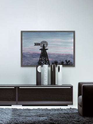 "Texas Sunset" Framed Painting Print, 36"x24"
