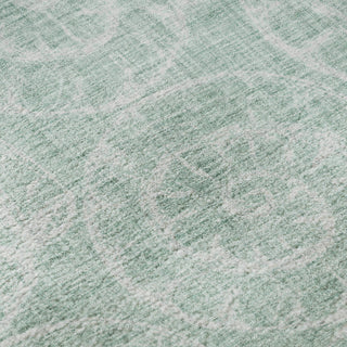 Addison Premium Washable Mayfield AMF190 Green 3' x 5' Rug