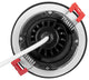3" LED Gimbal Recessed Downlight, Black, 5000k