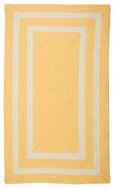 La Playa PY31 Sun Yellow Indoor/Outdoor Area Rug, Rectangular 7'x9'