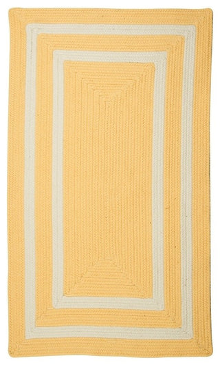 La Playa PY31 Sun Yellow Indoor/Outdoor Area Rug, Rectangular 7'x9'