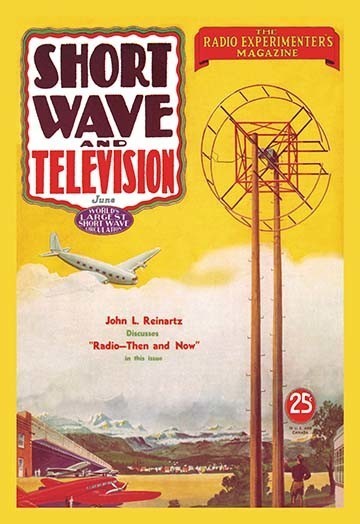 Short Wave and Television: Radio and Airplanes- Gallery Wrapped Canvas Art